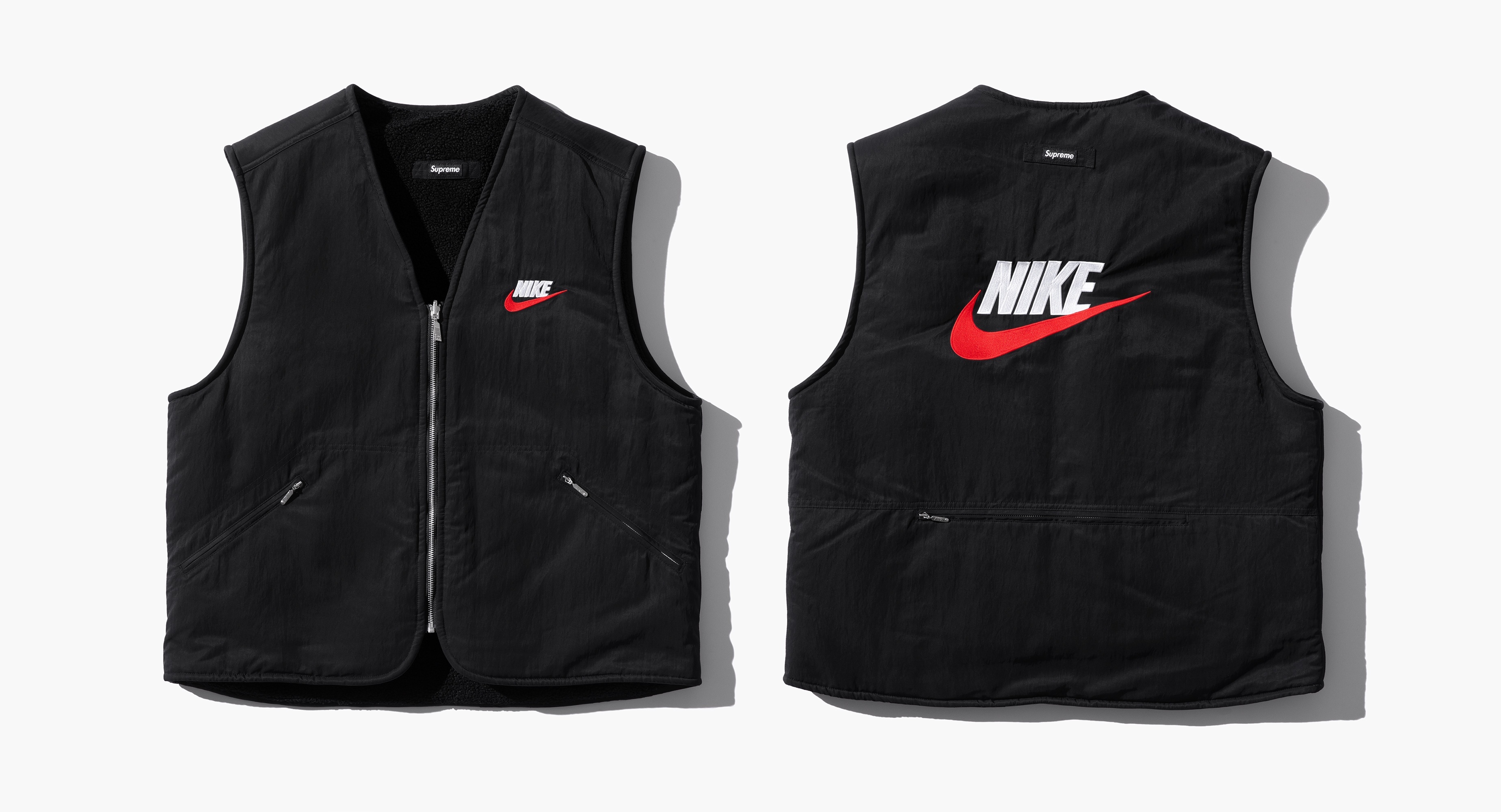 Supreme®/Nike® Reversible Nylon Sherpa Vest view 18